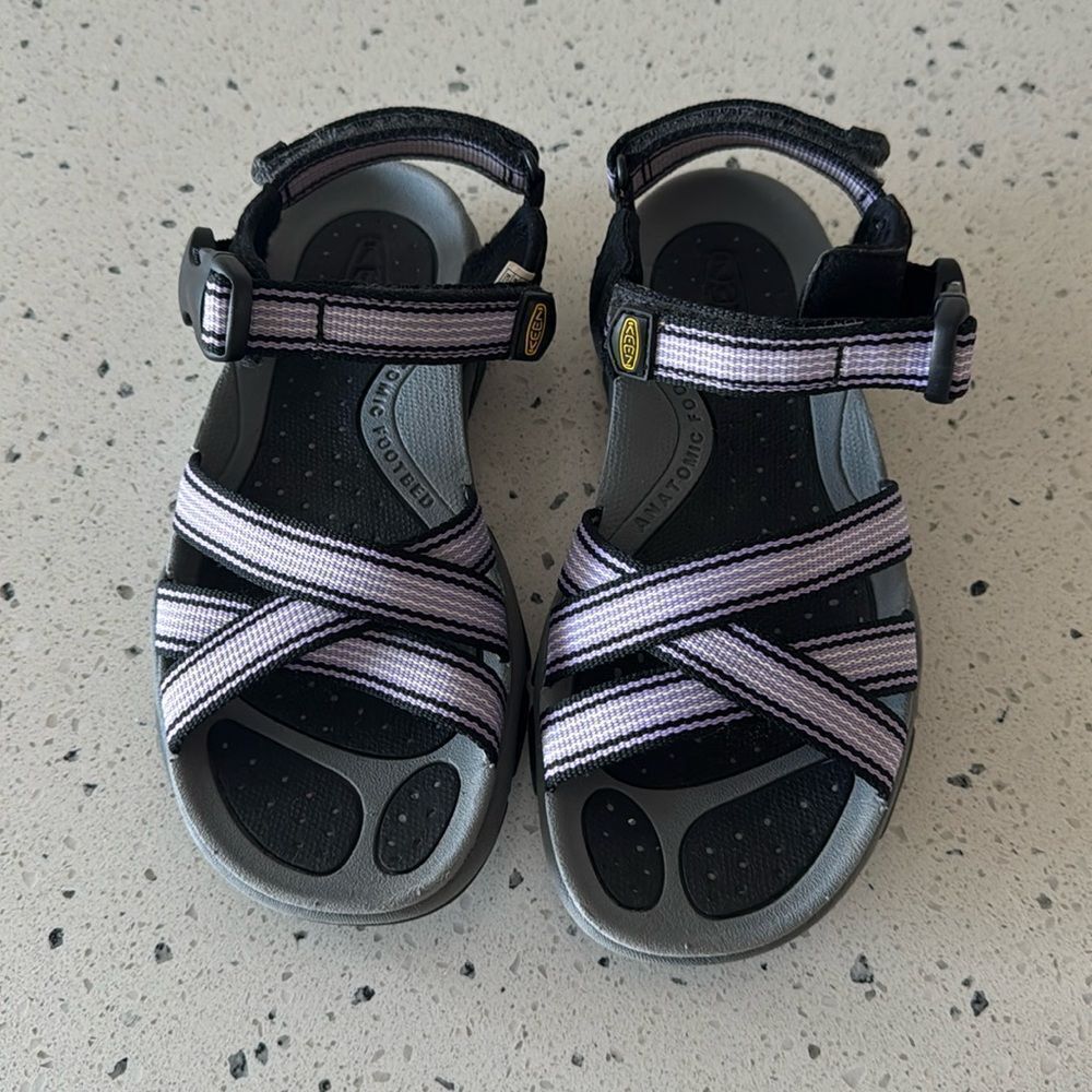 Keen Women's Sandals in Black and Lavender